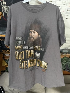 Duck Dynasty Jase Robertson Redneck Rule #1 Duct Tape Fix T-Shirt Gr. XXL - Bild 1 von 5
