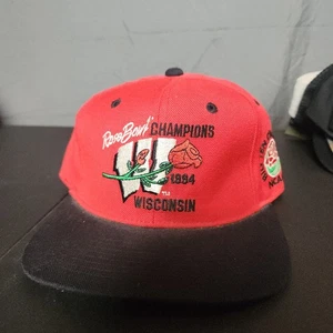 Starter Mütze Wisconsin Badgers Vintage 1994 Rose Bowl Snapback Original Retro - Bild 1 von 5