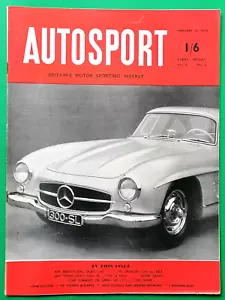 Autosport 12 Feb 1954 - NEW MERCEDES 300SL & 190SL - BUENOS AIRES 1000KMS - - Imagen 1 de 4