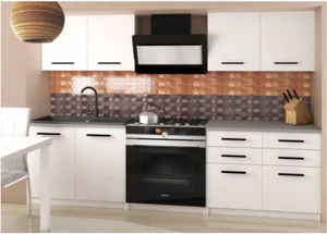 Küchenschrank Set Möbelsets Unterschränke Hochschrank Hängeschrank Weiß Sonoma - Bild 1 von 7