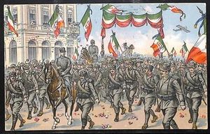 ac7016 - CARTOLINA D'EPOCA - REGGIMENTALI  - Alpini - Imagen 1 de 2