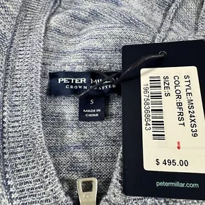 Peter Millar Crown Crafted Ravello Hoodie Merino Wool Sweater Size Small $495 - Picture 1 of 7