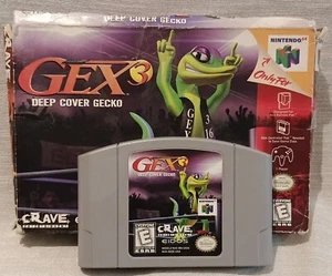 Gex 3 Deep Cover Gecko (Nintendo 64 / N64 ) Authentic USA version - Picture 1 of 10