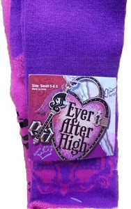 Ever After High Girls 3 pack socks Pink Purple Black Size S (5-6 6.5) NWT - Picture 1 of 10