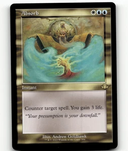 MTG Absorb (Retro Frame) Regular Dominaria Remastered Rare - Picture 1 of 1