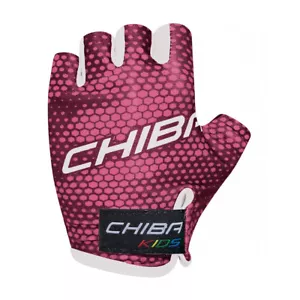 CHIBA Handschuhe / Fahrradhandschuhe Kinder kurz rosa L/6 Bike NEU - Bild 1 von 2