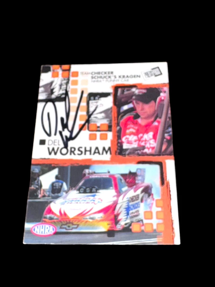 Del Worsham 2005 PRESS PASS RACING #27 autographed FUNNY CAR NHRA card RARE V1 - Image 1 of 1