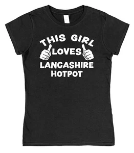 Camiseta This Guy OR Girl Loves Lancashire Hotpot Unisex Adultos Niños Reino Unido Comida - Imagen 1 de 12