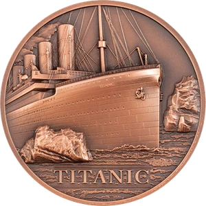 Titanic - 1 Dollar Cuivre Antique 2022 - Picture 1 of 2