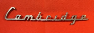 AUSTIN CAMBRIDGE - CAR BADGE / EMBLEM - 230 X 37 MM - Picture 1 of 2