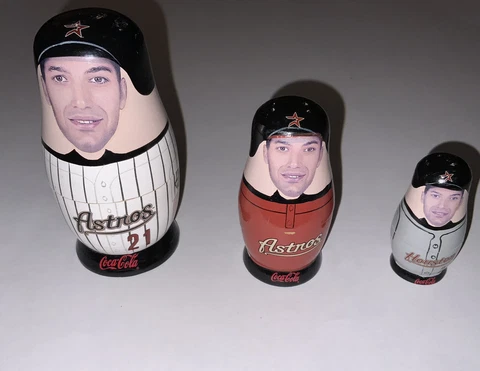 Yankee Andy Pettitte Houston Astros 2004 Edition Babooshka 3 Nesting Dolls Cover