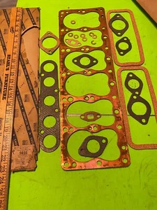 Dodge, Plymouth 6 cylinder, 1933 to 1948, gasket lot in photo. Item: 25874 - Picture 1 of 1