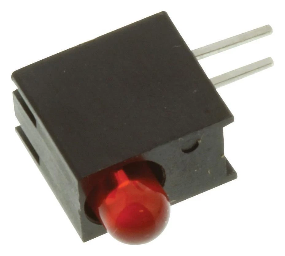 Scgaltplatte Indikator Rot 1 Leds Durch Loch T-1 (3mm) 2 Ma 1.6 Mcd 551-1107F - Bild 1 von 1