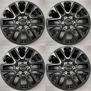 Toyota Sequoia Tundra All Black OEM Wheel 20” 22-24 Set of 4 Factory Rim 75276A - Picture 1 of 7