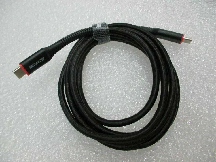 6ft nylon Type C to Type C USB 3.1 Fast Charging Cable cord For pixel 2 & switch - Image 1 of 4