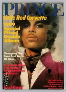 Prinz kleine rote Corvette Magazin Cover, französische Postkarte 4x6 "Mini Poster" B7 - Bild 1 von 2