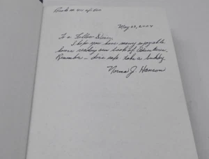 *SIGNED* More Than Nine Lives by Norma J. Hanson (Hardcover, 2003) LTD #411 /500 - Picture 1 of 18
