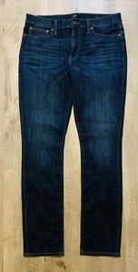 J. Jeans Crew Re-immaginati skinny uomo stile AM273 blu denim taglia 36 x 34 nuovi - Foto 1 di 14
