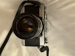 Vintage Minolta XG-9 35mm Film SLR Chrome Camera Body - Picture 1 of 4
