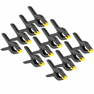12 Pcs 6" inch Heavy Duty Plastic Spring Clamps Tips Tool Clip 2.5" Jaw Opening - Picture 1 of 4