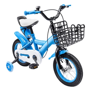 Bicicletta per Bambini 12 Pollici Bicicletta per Bambini Ragazzo Ragazza Bicicletta per Bambini Blu - Foto 1 di 24