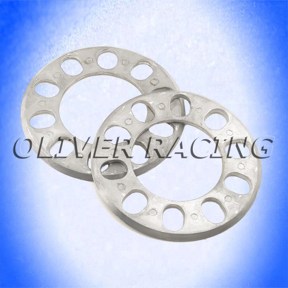 Distanzscheiben 5 Loch 5.5 mm PAAR Aluminium LK 5x115 mm, 5 x 120 mm 5x4,5 5x5 - Bild 1 von 1