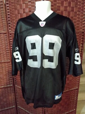 Camiseta de fútbol vintage Reebok Oakland Raiders Warren Sapp para hombre XL Las Vegas Foto 1 de 4