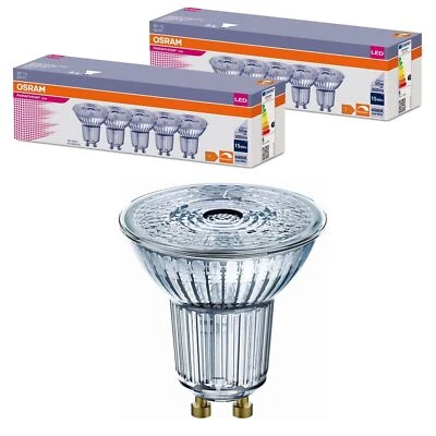10 x Osram LED PAR16 Glas Reflektor 4,5W = 50W GU10 350 lumen 940 Neutralweiß 40 - Bild 1 von 4