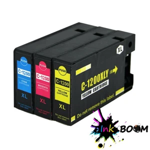 3 CMY Ink Cartridge for PGI1200XL PGI-1200XL MAXIFY MB2720 MB2020 MB2120 MB2320 - Picture 1 of 1