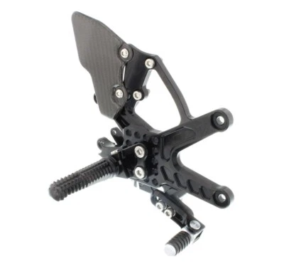 ATTACK PERFORMANCE REARSETS YAMAHA YZF-R1 R1M 2015 to 2025 w/CF HEEL GUARDS - Image 1 of 3