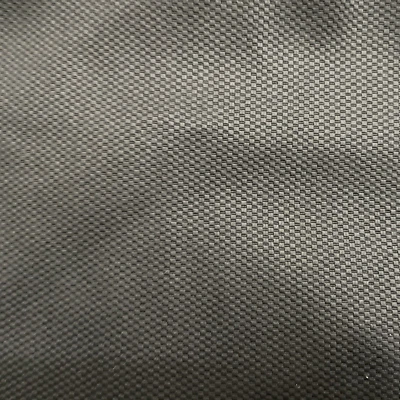 Cotton Fabric Textured Weave Solid Black 5 1/8 Yards x 54 Inches Vtg - Image 1 of 4