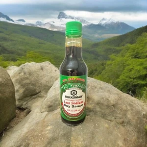 Salsa de soja Kikkoman para todo uso menos sodio 10 oz - Imagen 1 de 24