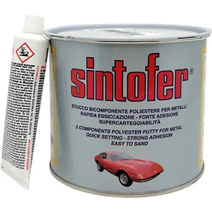 Stucco per Ferro Metallo Bicomponente Poliestere per Carrozzeria Rapido SINTOFER - Foto 1 di 3