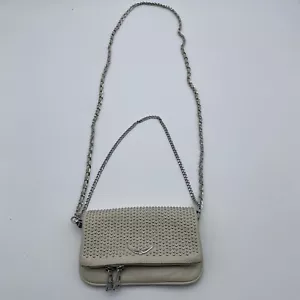 ZADIG & VOLTAIRE Beige Nieten Rock Nano Clutch Crossbody Schultertasche Handtasche - Bild 1 von 18