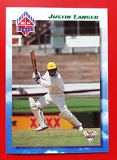 1993/94 Futera Freshman Rookie Card:  JUSTIN  LANGER