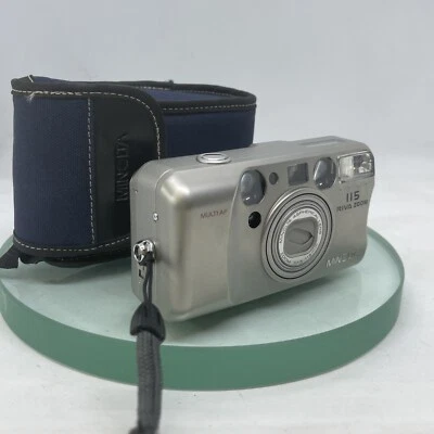 MINOLTA RIVA ZOOM 115 35MM FILM CAMERA 37.5-115mm LENS Lomo #427 - Image 1 of 4