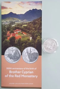 MDS SLOWAKEI SLOVAKIA 10 EURO 2024 BU "BROTHER CYPRIAN", SILBER - Picture 1 of 4