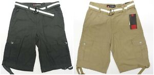Boys Southpole Ripstop Cargo Shorts Regular Sizes Canvas Lightweight Belted 