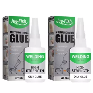 2PCS Jue Fish Multifunctional Glue, Jue-Fish Welding High-Strength Oily Glue 50g - Picture 1 of 14