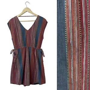Universal Thread XXL Dress Mini Boho Southwestern Cotton V-Neck Womens READ - Picture 1 of 12