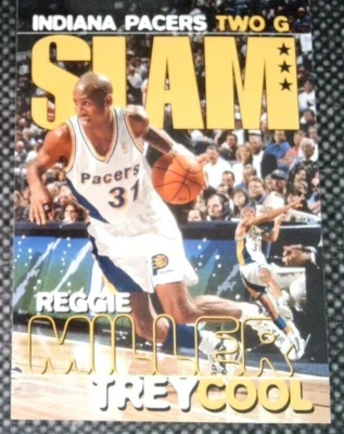 1996-97 NBA Hoops - Reggie Miller #322 Tre Cool! - Image 1 of 2