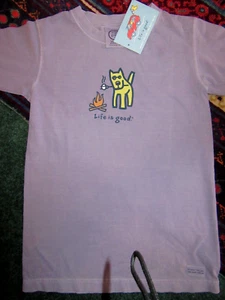 NWT! LIFE IS GOOD YOUTH S/S TEE. "ROCKET TOAST MARSHMALLOWS. (YOUTH M-10) - Picture 1 of 4
