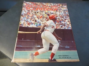 CINCINNATI REDS KEN GRIFFEY 1980 BASEBALL SPIEL SCOREKARTE VS. PIRATEN GEPUNKTET - Bild 1 von 4