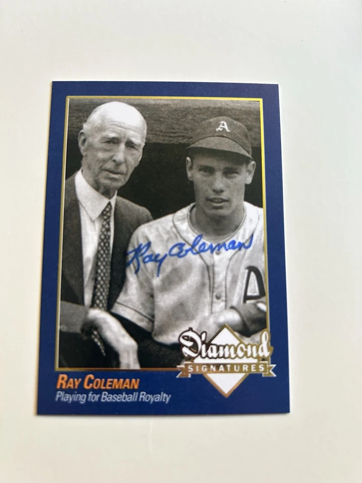 Ray Coleman Signed 2009 Diamond Signatures Card - Image 1 of 1