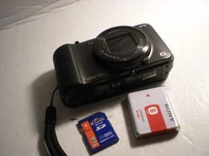 Sony Cyber-Shot DSC-H90 16.1MP 16x Digital Camera Black - Picture 1 of 14