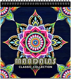 FUN LAVIE Adult Coloring Book 32 Mandala Books for Adults - Picture 1 of 9