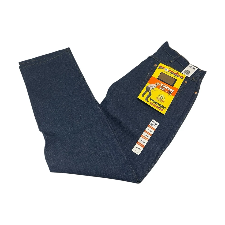 Wrangler 13mwz Jeans 34 X 30 Cowboy Cut Pro Rodeo Competition Original Fit