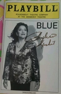Phylicia Rashad in "Blue" Autographed Playbill Cast Signed - Picture 1 of 3