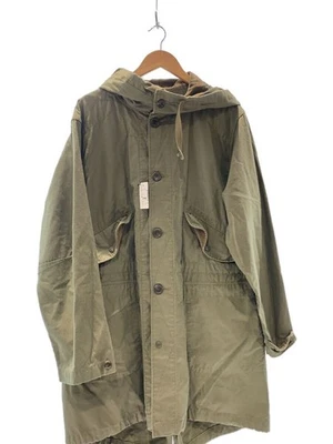 Mens Engineered Garments Engineered Garments Mod Coat M Cotton KHK - Image 1 of 3