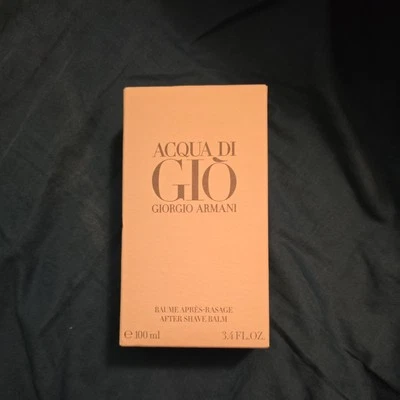 Bálsamo para después del afeitado Giorgio Armani Acqua Di Gio 3,4 FL. OZ. Nuevo con caja Foto 1 de 3